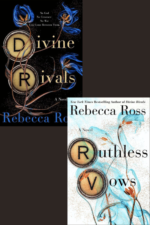 front covers of divine rivals and ruthless vows