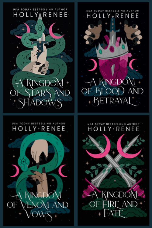 front covers of the stars and shadows series