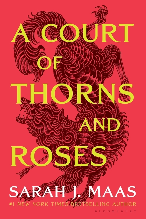 front cover of a court of thorns and roses