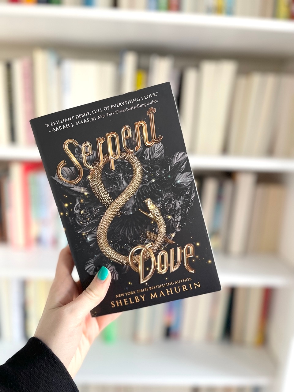 Front cover of the fantasy romance novel Serpent & Dove by Shelby Mahurin