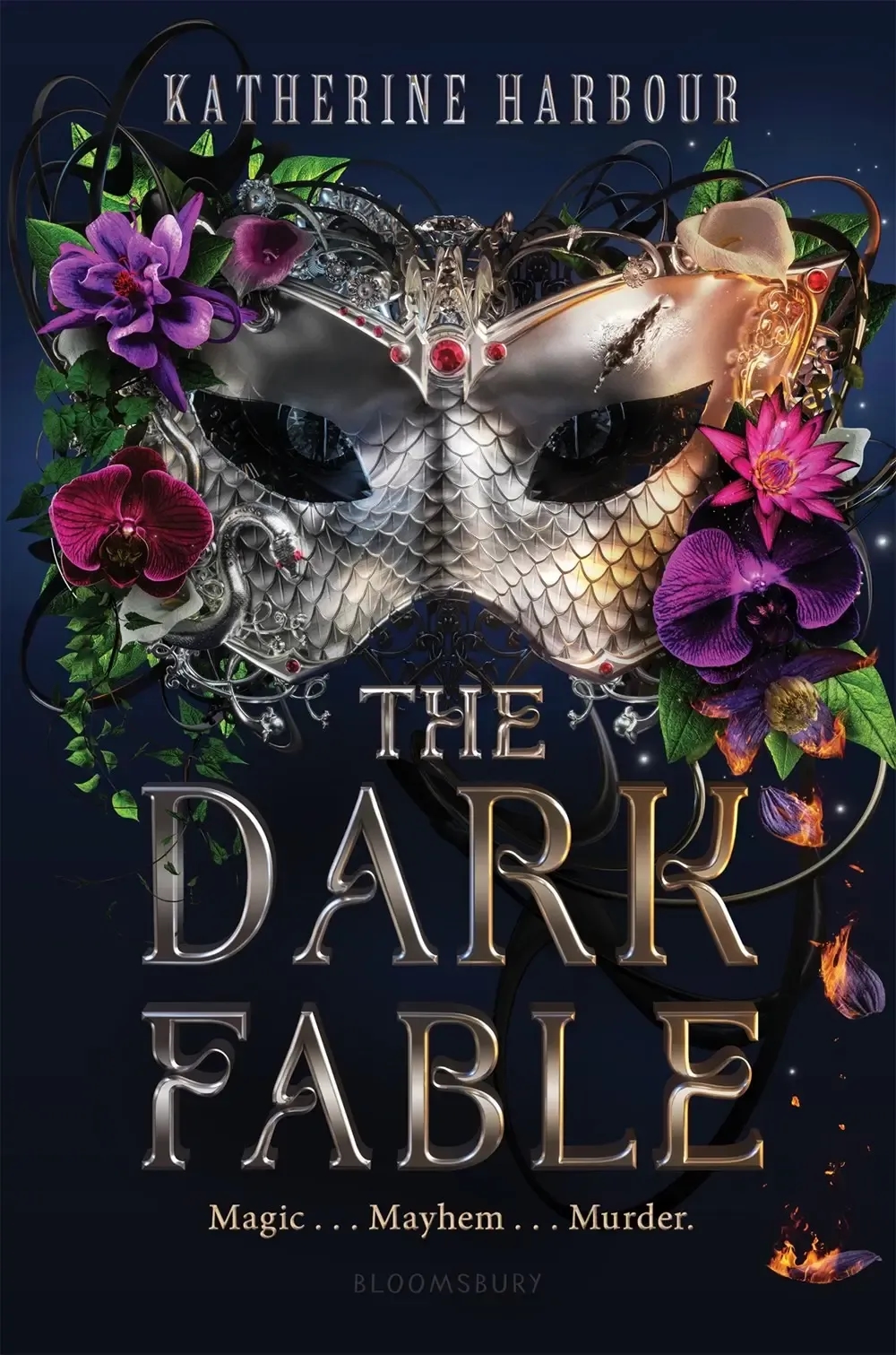 front cover of The Dark Fable by Katherine Harbour