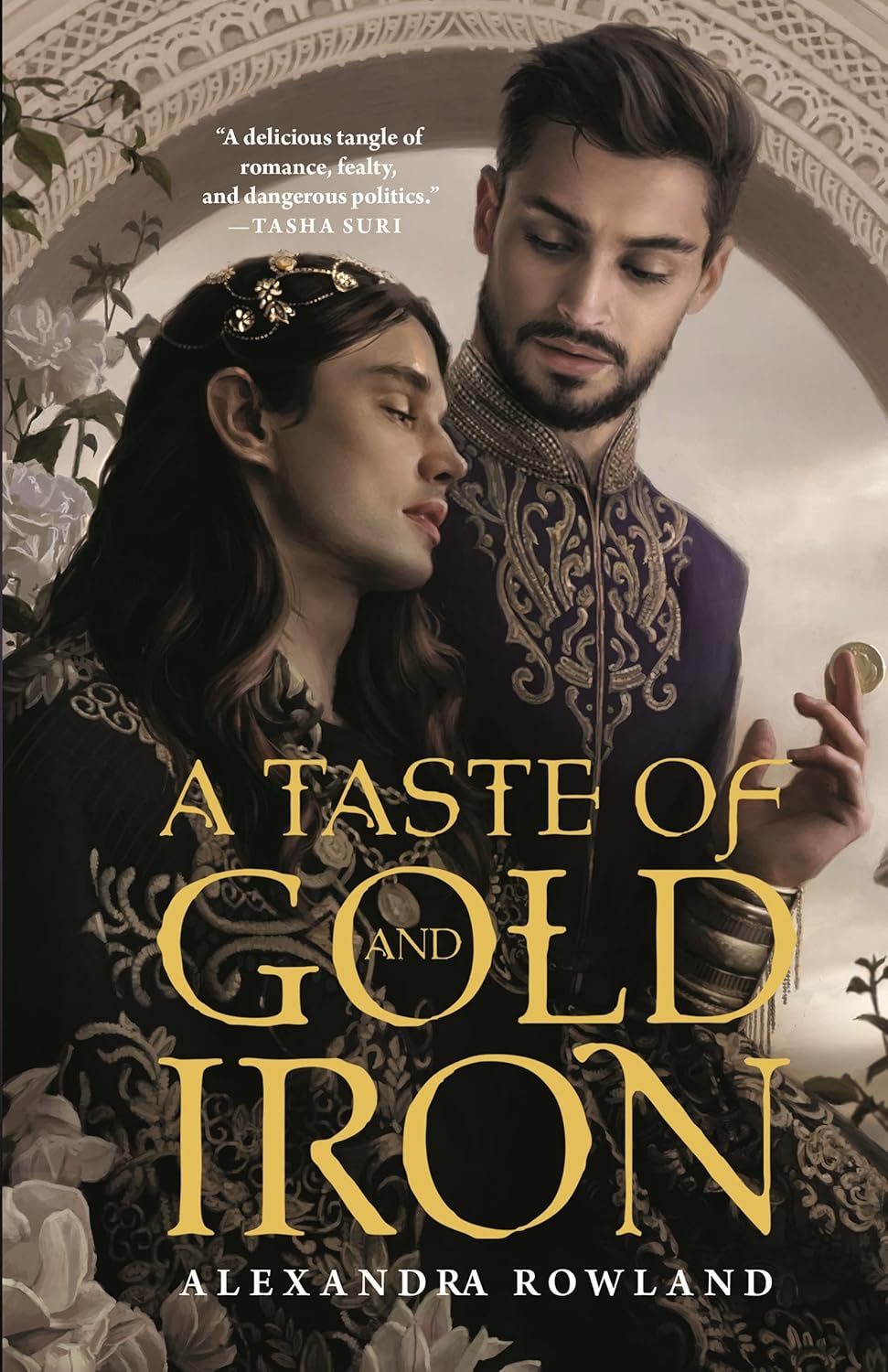 front cover of a taste of gold and iron