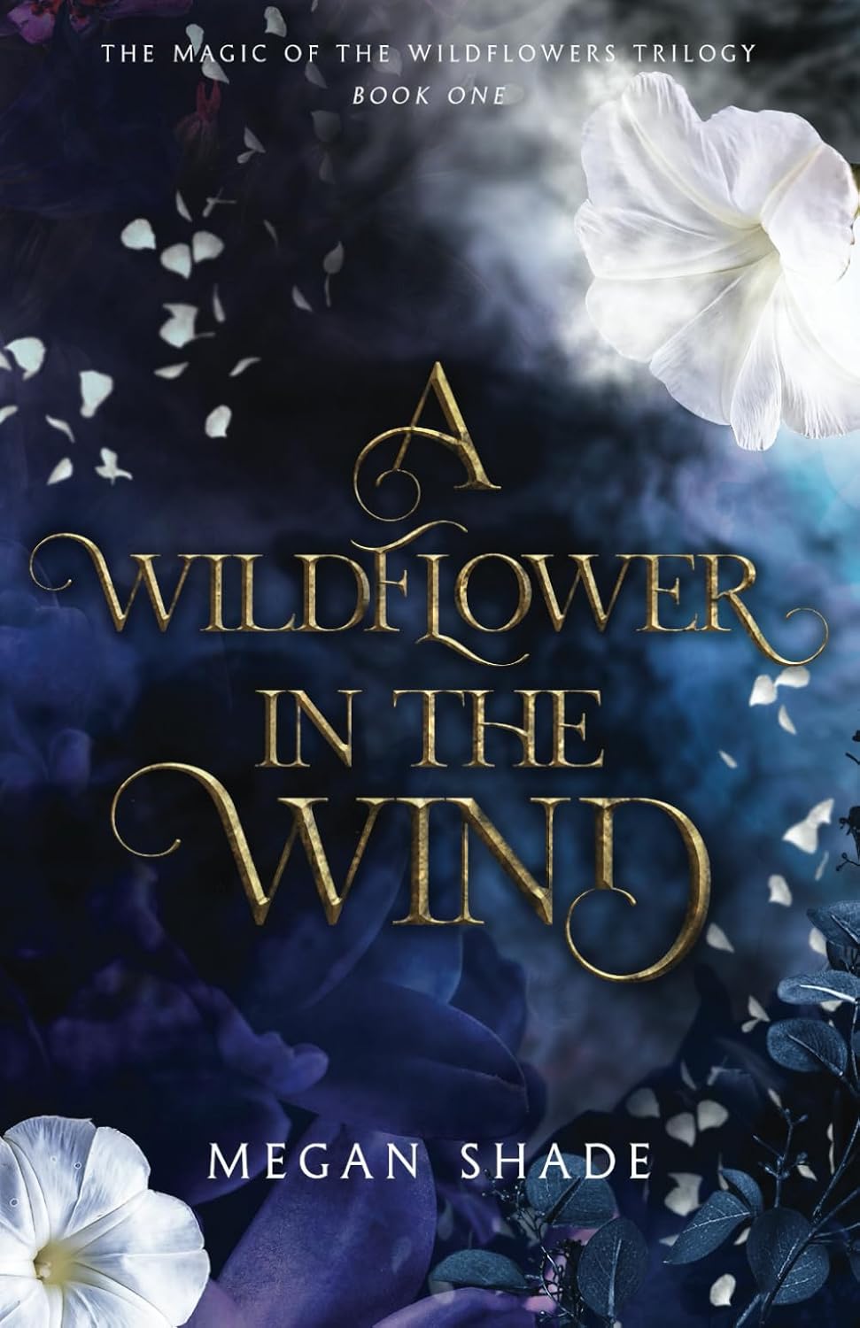 front cover of a wildflower in the wind