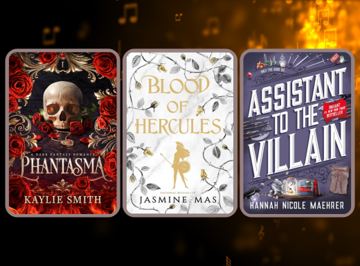 cover image for a blog post on the best romantasy audiobooks