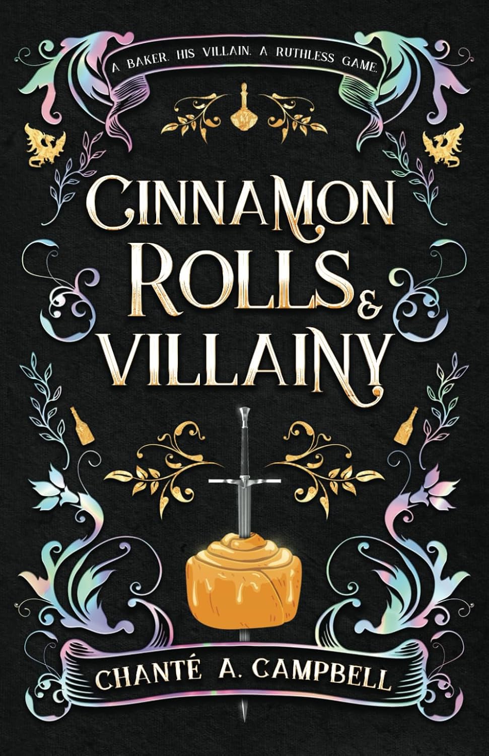 front cover of cinnamon rolls and villainy