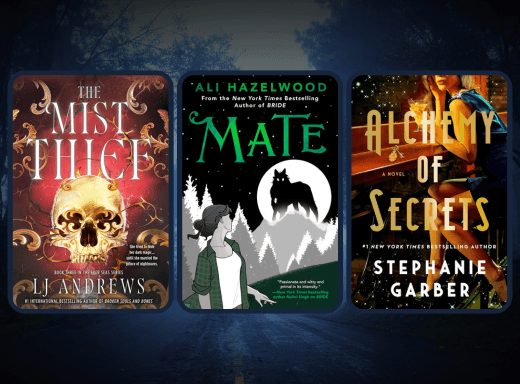 cover image for a blog post on new romantasy releases in october 2025