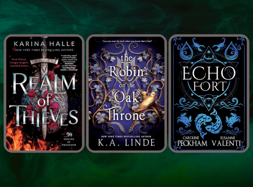 cover image for a blog post on new romantasy releases in June 2025