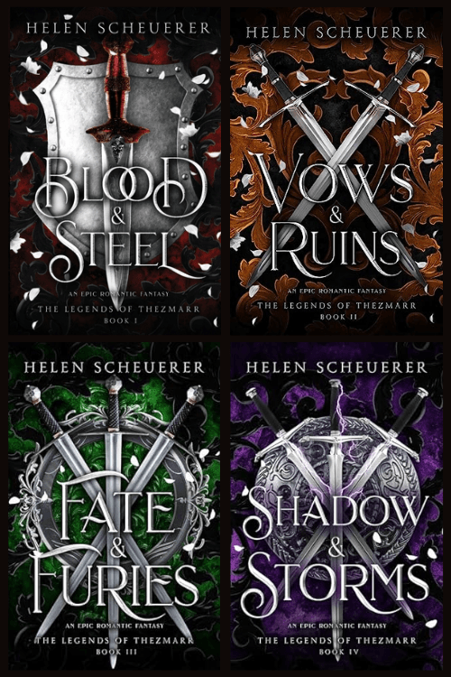 front covers of the legends of thezmarr series