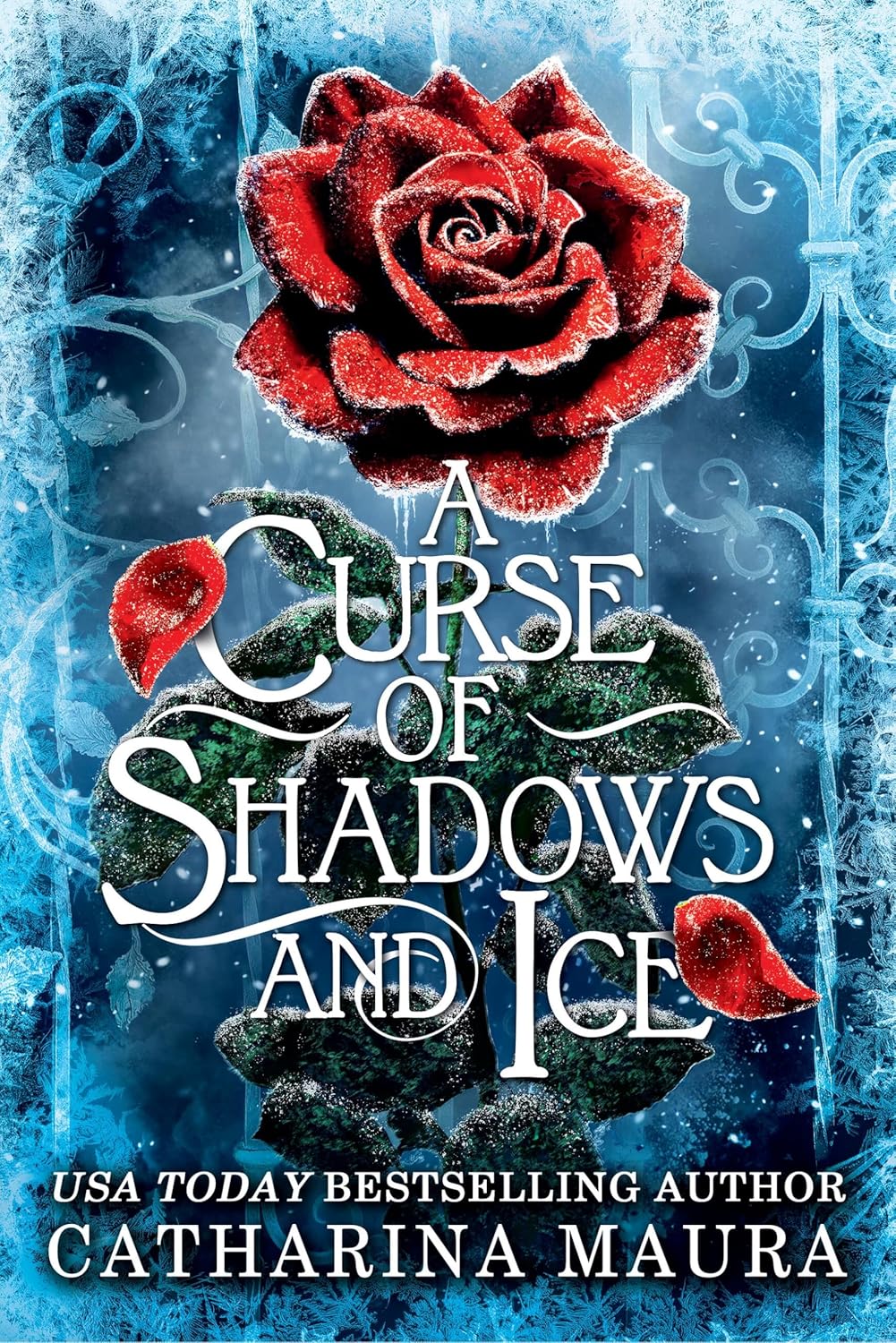 front cover of a curse of shadows and ice