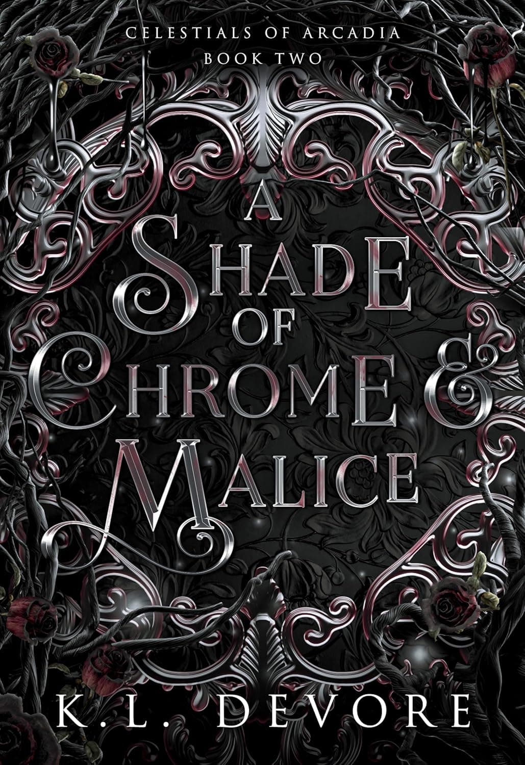 front cover of a shade of chrome and malice