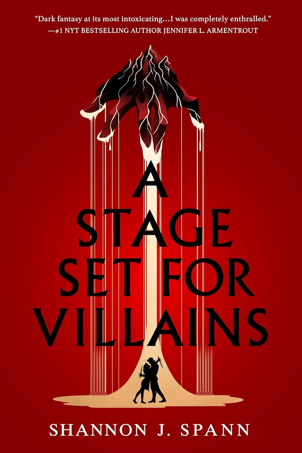front cover for a stage set for villains