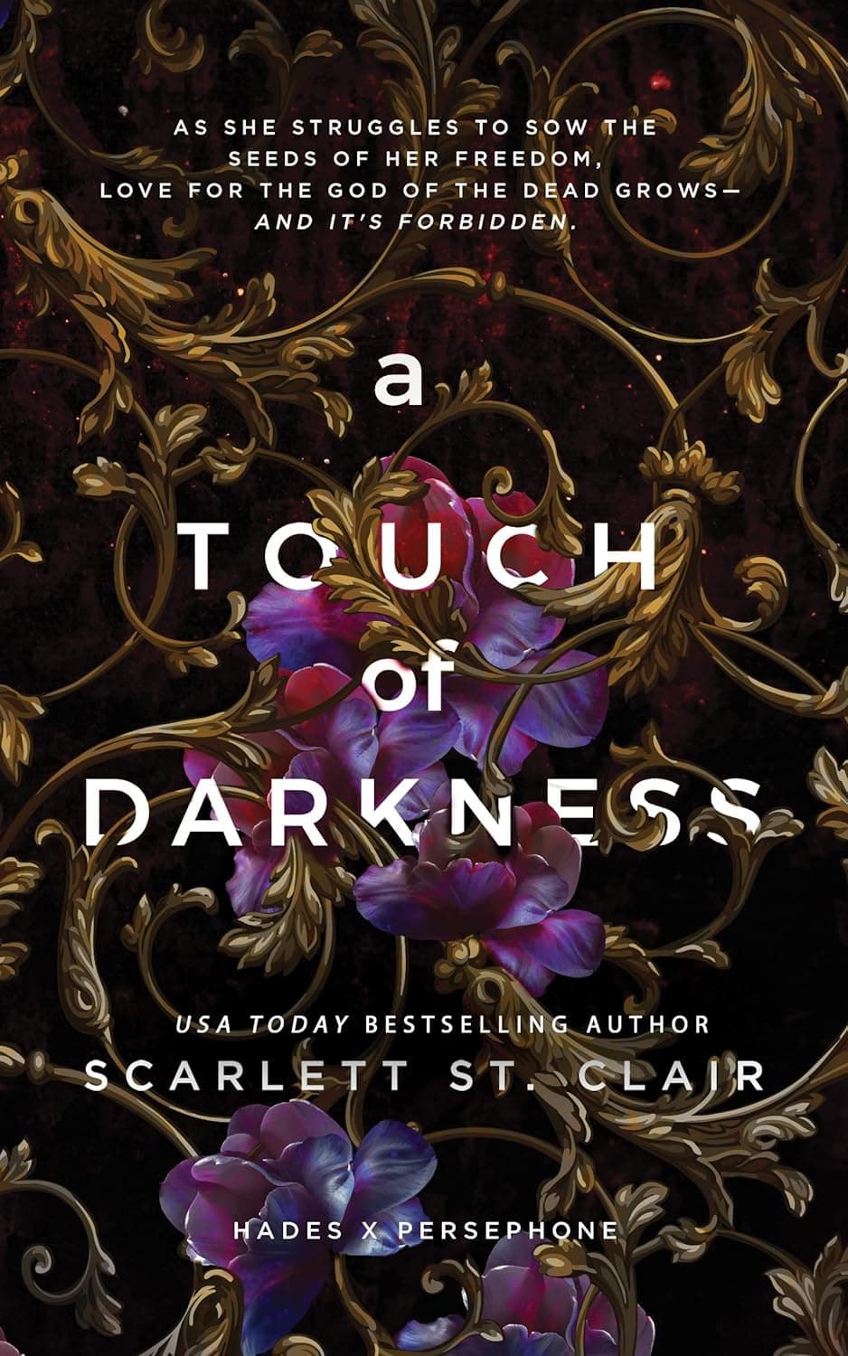 front cover of a touch of darkness