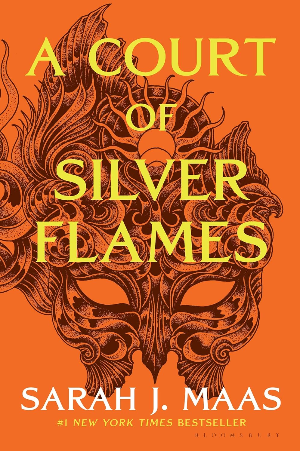 front cover of a court of silver flames
