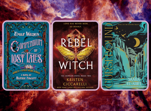 cover image for a post on new romantasy releases in february