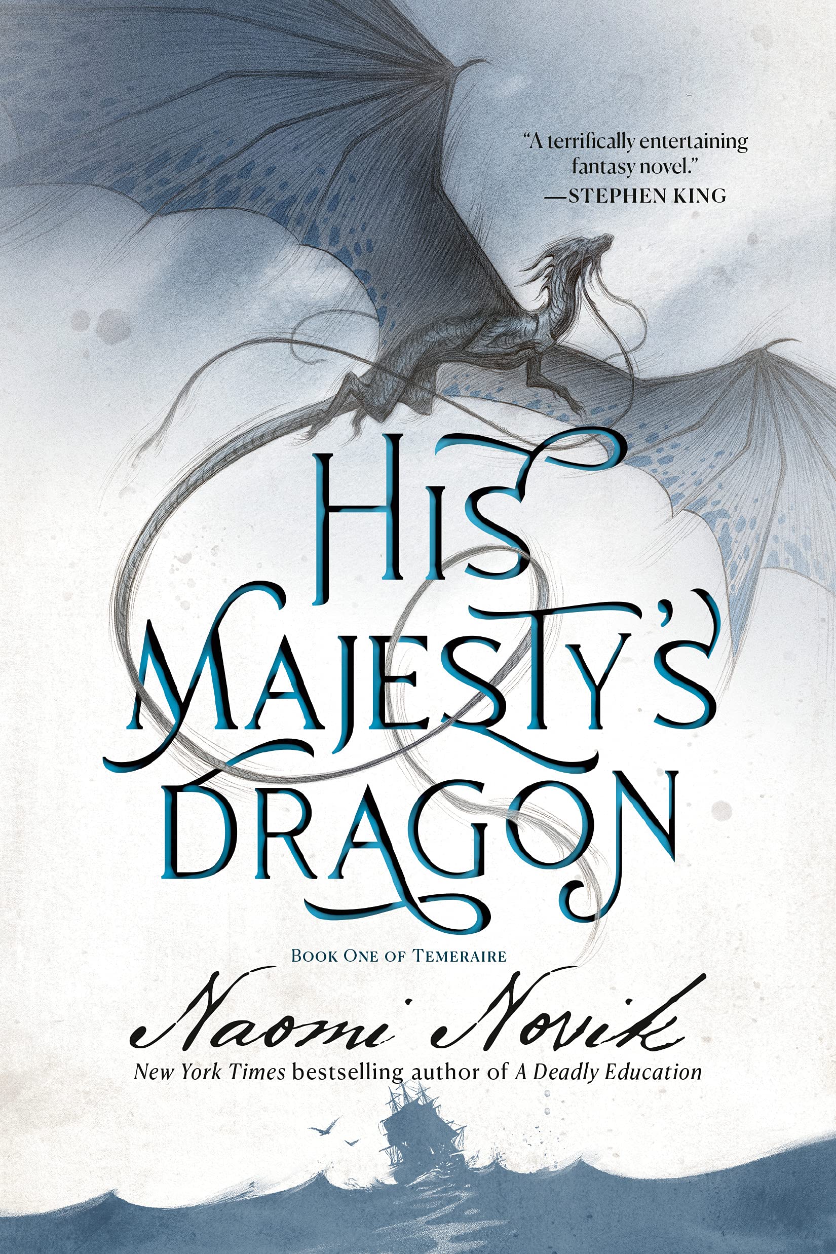 front cover of his majesty's dragon