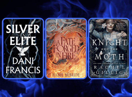 cover image for a blog post on new romantasy releases in may 2025