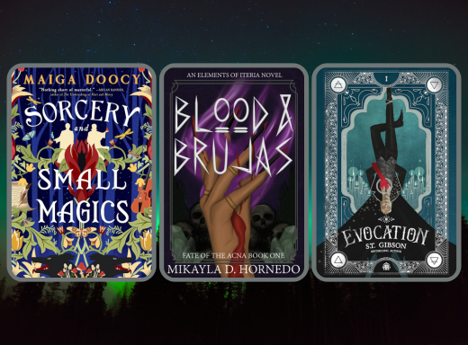 cover image for a blog post on queer romantasy books