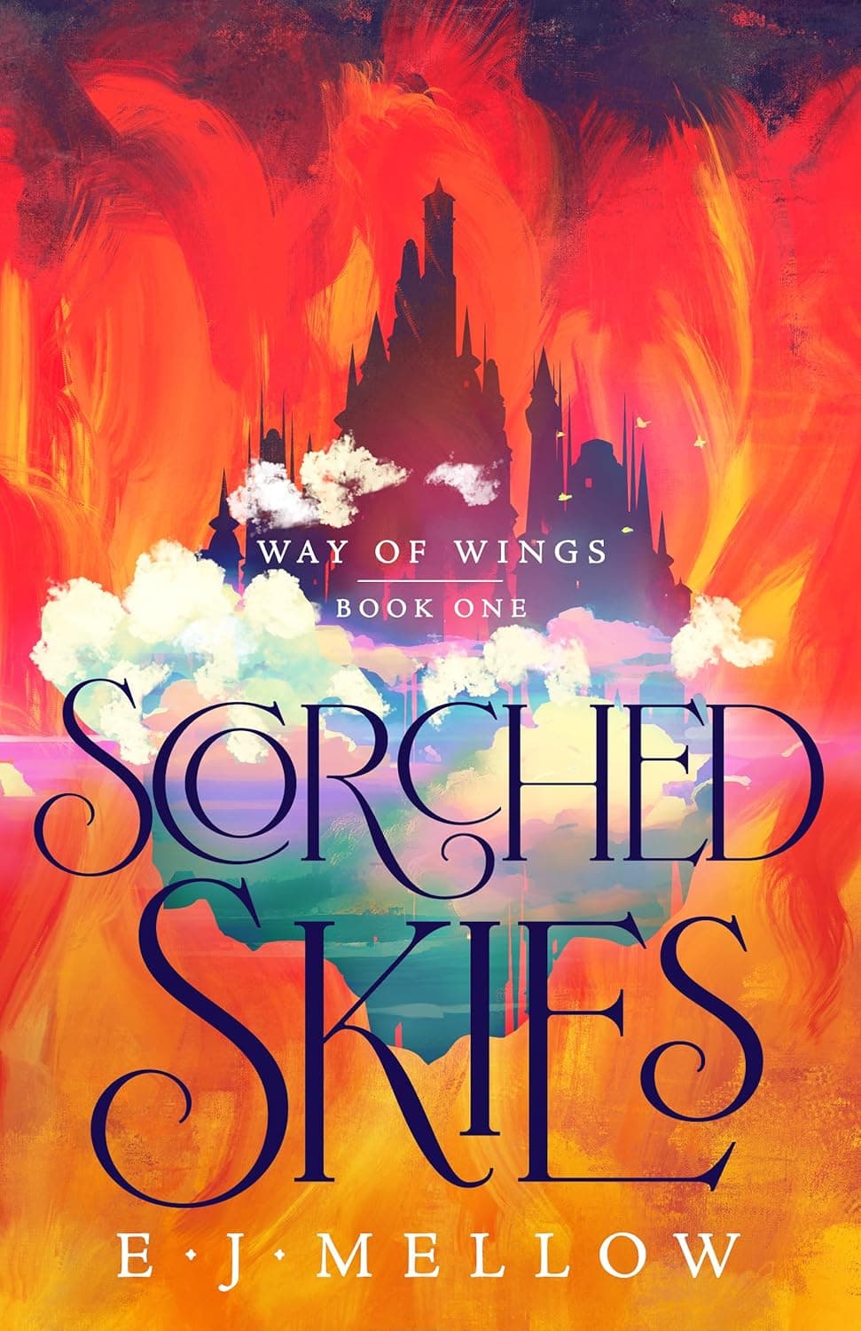 front cover of scorched skies
