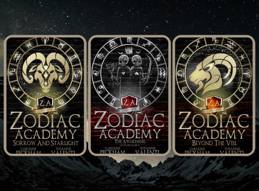cover image for a blog post about tandem reading zodiac academy