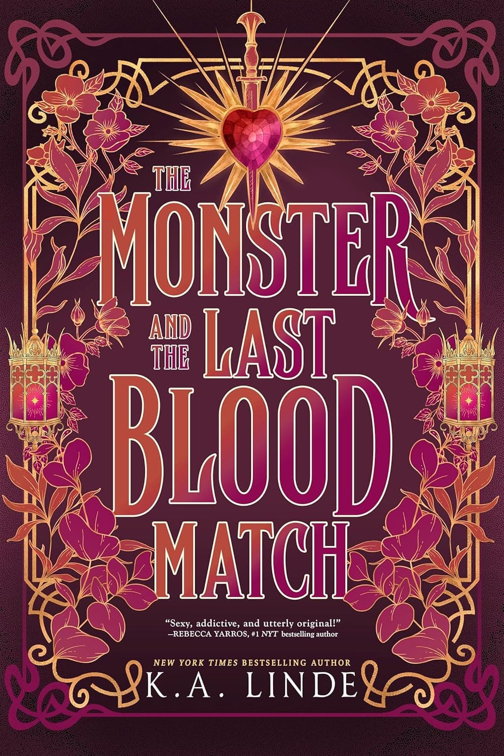 front cover of the monster and the last blood match